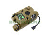 Battleaxe PEQ-15 Battery Box with Charger set - Green Laser version (Tan)